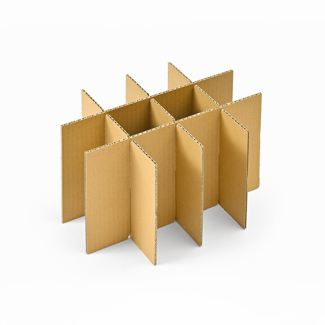 A式(みかん箱)+仕切 ダンボール素材 / 無地 / 組立納品可